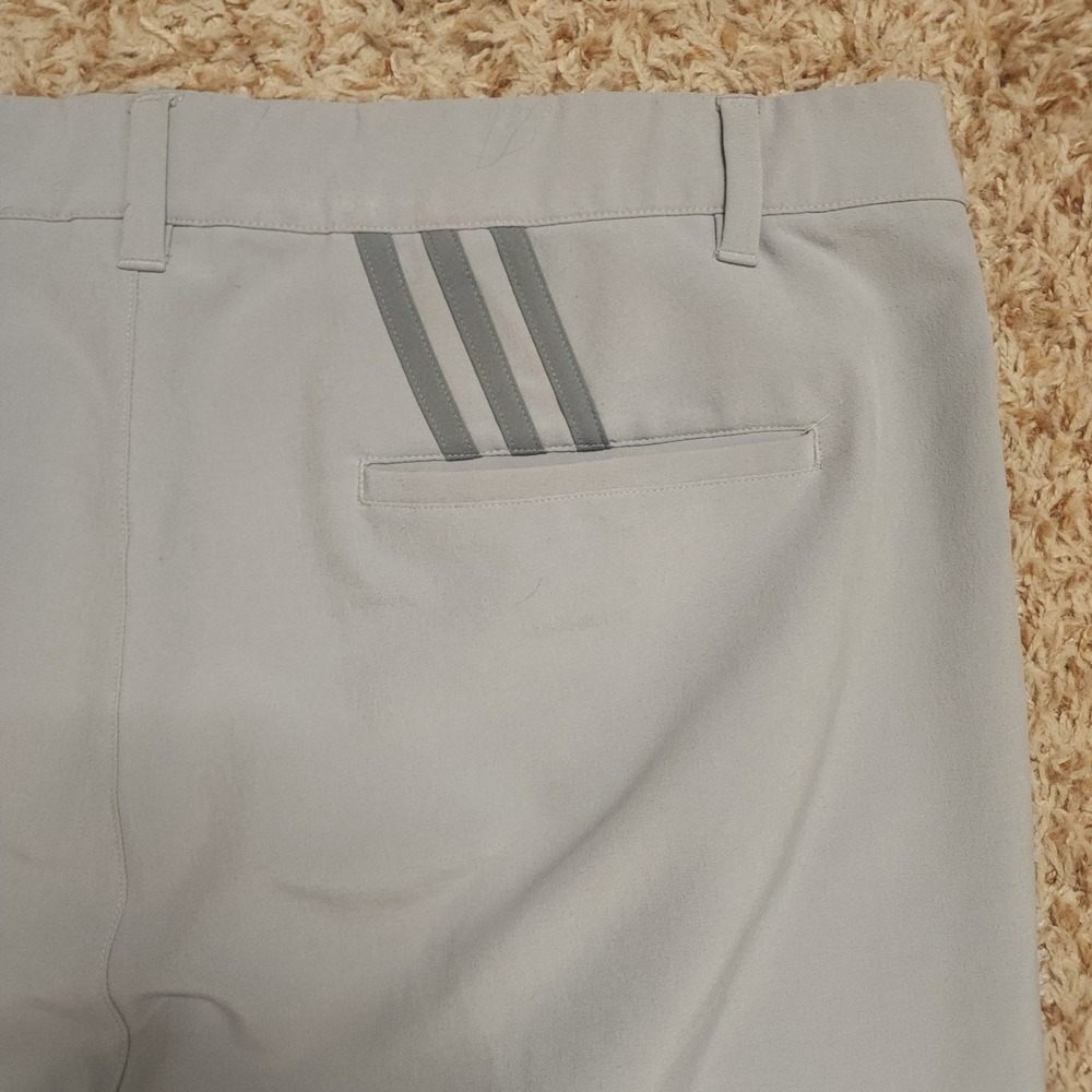 Adidas Golf Pants Mens 38x30 Gray Ultimate365 Stretch Straight Leg Athletic - Picture 10 of 11